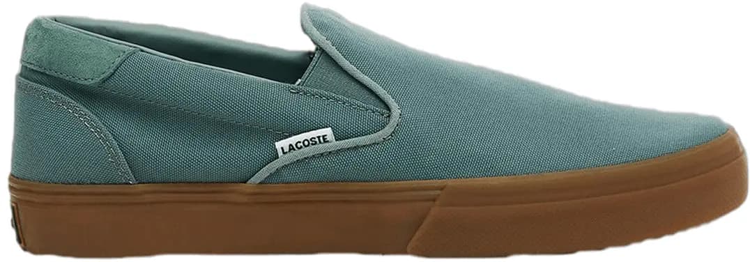 Giày Lacoste Jump Serve Slip Canvas Vulcanised Green Gum 7-42CMA0033AAT Giày Lacoste Jump Serve Slip Canvas Vulcanised Green Gum 7-42CMA0033AAT