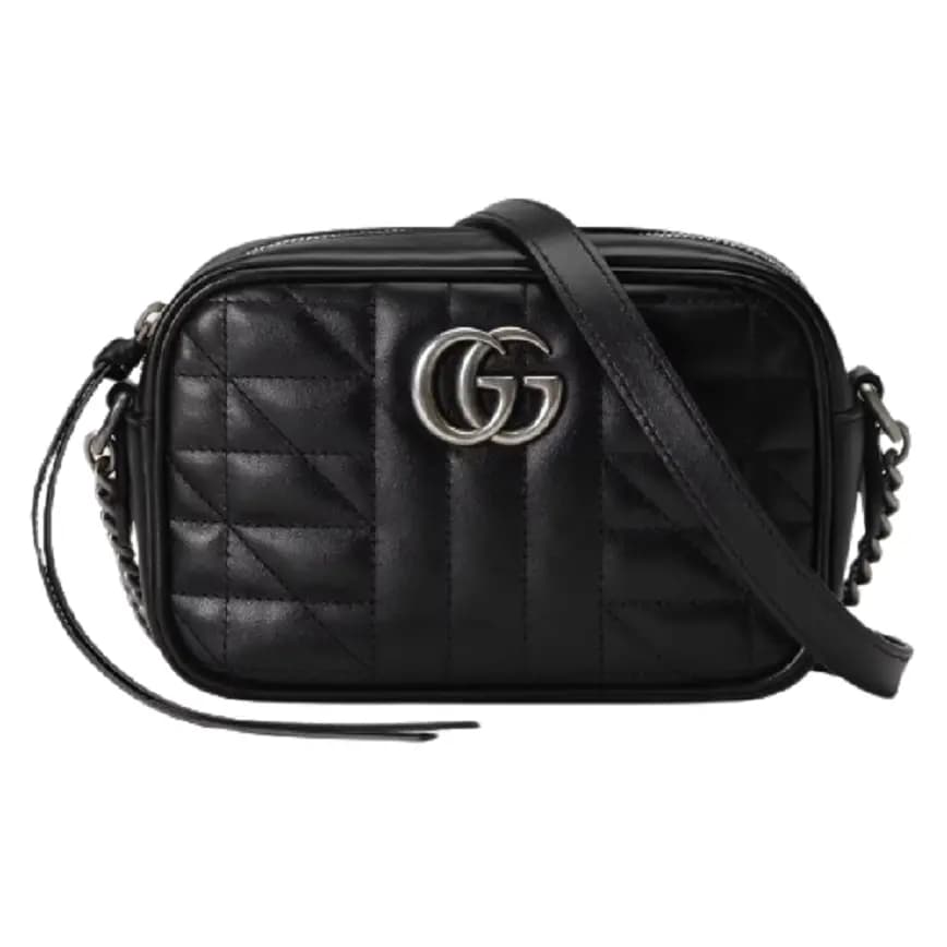 Túi Gucci GG Marmont Mini Shoulder Black Leather 634936-UM8BN-1000 Túi Gucci GG Marmont Mini Shoulder Black Leather 634936-UM8BN-1000