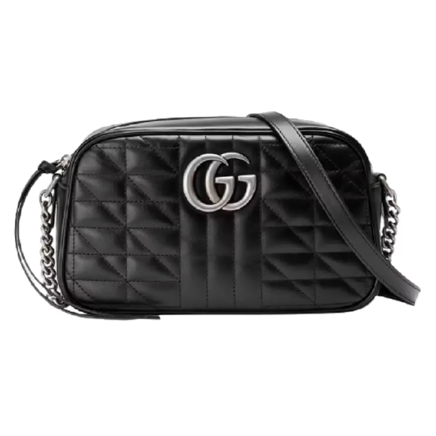 Túi Gucci GG Marmont Small Shoulder Black Leather 447632-UM8BN-1000 Túi Gucci GG Marmont Small Shoulder Black Leather 447632-UM8BN-1000