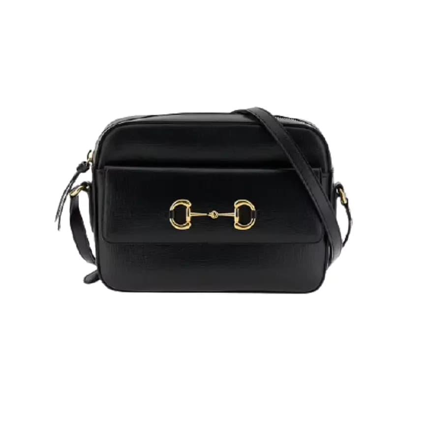 Túi Gucci Horsebit 1955 Small Shoulder Black Leather 645454-1DB0G-1000 Túi Gucci Horsebit 1955 Small Shoulder Black Leather 645454-1DB0G-1000