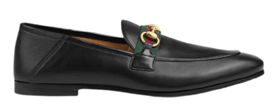 Giày Gucci Men's leather Horsebit loafer with Web 581513-DLCC0-1078 Giày Gucci Men's leather Horsebit loafer with Web 581513-DLCC0-1078