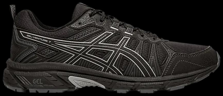 Asics Gel Venture 7 4E Wide Black Sheet Rock 1011A561 001 Asics Gel Venture 7 4E Wide Black Sheet Rock 1011A561 001