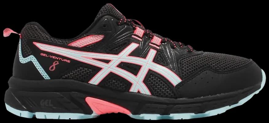 Giày Asics Wmns Gel Venture 8 Wide 'Black Clear Blue' 1012A706-008 Giày Asics Wmns Gel Venture 8 Wide 'Black Clear Blue' 1012A706-008