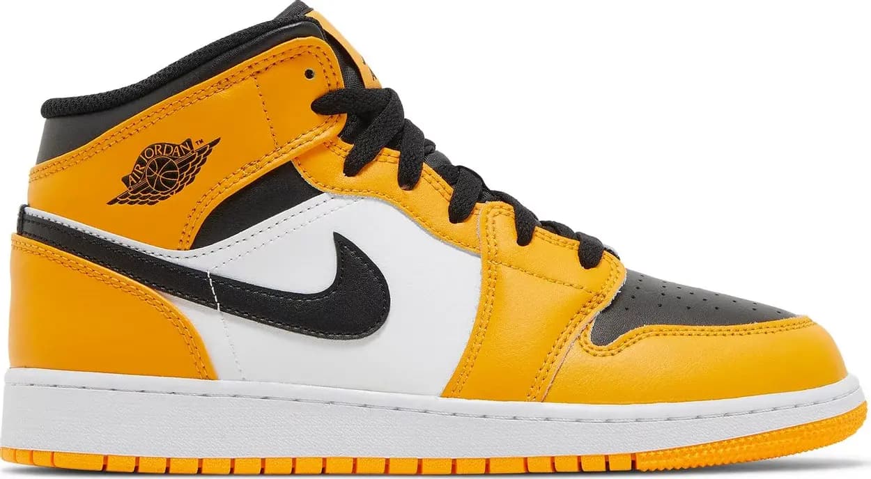 Giày Nike Air Jordan 1 Mid GS 'Taxi' 554725-701 Giày Nike Air Jordan 1 Mid GS 'Taxi' 554725-701