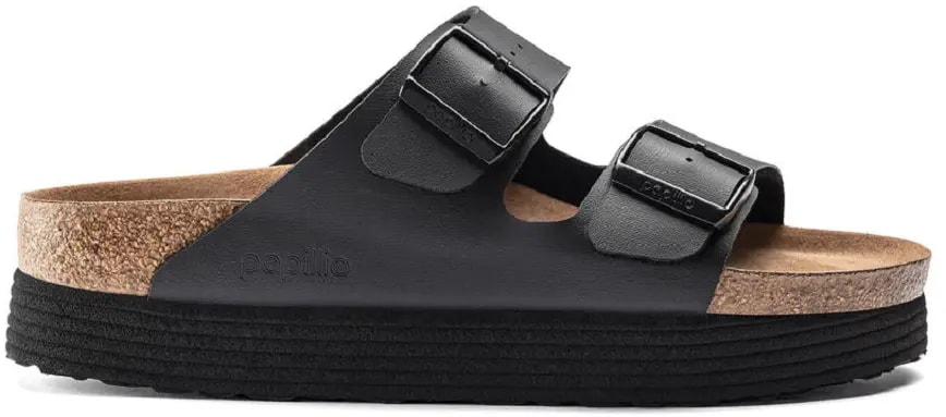 Dép Birkenstock Arizona Platform Vegan 'Black' 1018520 — kich-thuoc: 36 Dép Birkenstock Arizona Platform Vegan 'Black' 1018520 — kich-thuoc: 36