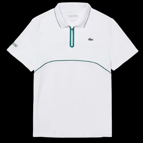 Áo Lacoste Piqué Zip Tennis Polo Shirt DH9658-51-OKR Áo Lacoste Piqué Zip Tennis Polo Shirt DH9658-51-OKR