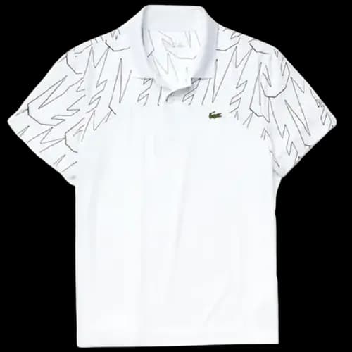 Áo Lacoste Men's SPORT x Novak Djokovic Breathable White Polo Shirt PH4782-522 Áo Lacoste Men's SPORT x Novak Djokovic Breathable White Polo Shirt PH4782-522