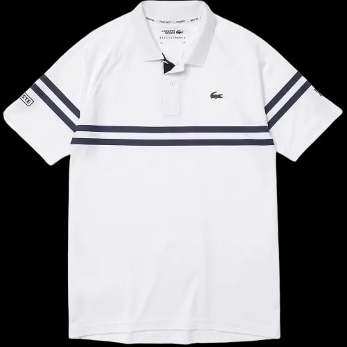 Áo Lacoste Novak Djokovic Ultra Light Striped Polo DH9685-522 — kich-thuoc: M Áo Lacoste Novak Djokovic Ultra Light Striped Polo DH9685-522 — kich-thuoc: M
