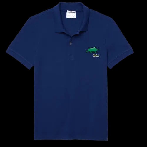 Áo Lacoste Unisex x Jeremyville Design Classic Fit Polo Shirt PH0409-F9F — kich-thuoc: M Áo Lacoste Unisex x Jeremyville Design Classic Fit Polo Shirt PH0409-F9F — kich-thuoc: M
