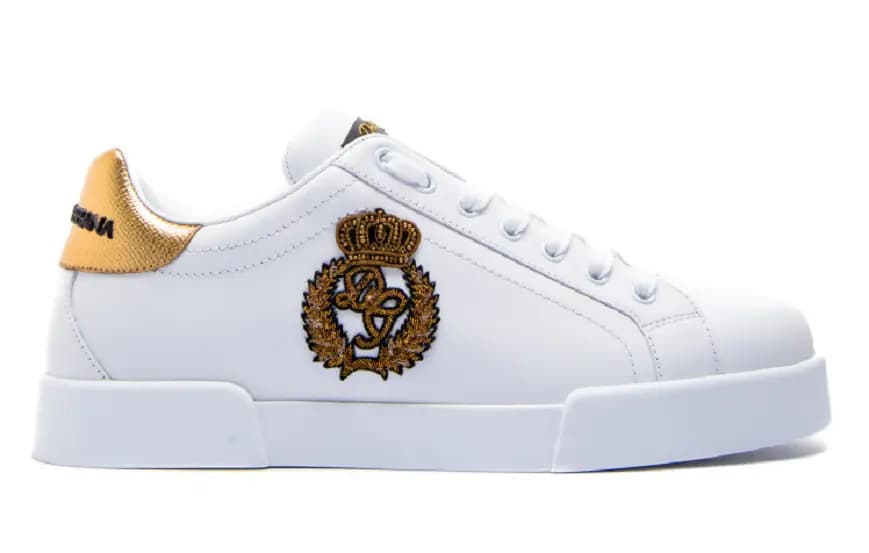 Giày Dolce & Gabbana Portofino Low Top White CS1761-AH136-8I047 Giày Dolce & Gabbana Portofino Low Top White CS1761-AH136-8I047