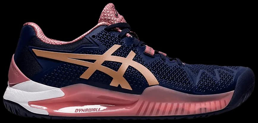 Giày Tennis Asics Wmns Gel Resolution 8 'Peacoat Rose Gold' 1042A072-404 Giày Tennis Asics Wmns Gel Resolution 8 'Peacoat Rose Gold' 1042A072-404