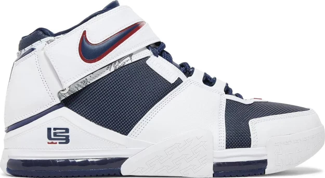 Giày Nike Zoom LeBron 2 Retro 'USA' 2022 DR0826-100 Giày Nike Zoom LeBron 2 Retro 'USA' 2022 DR0826-100