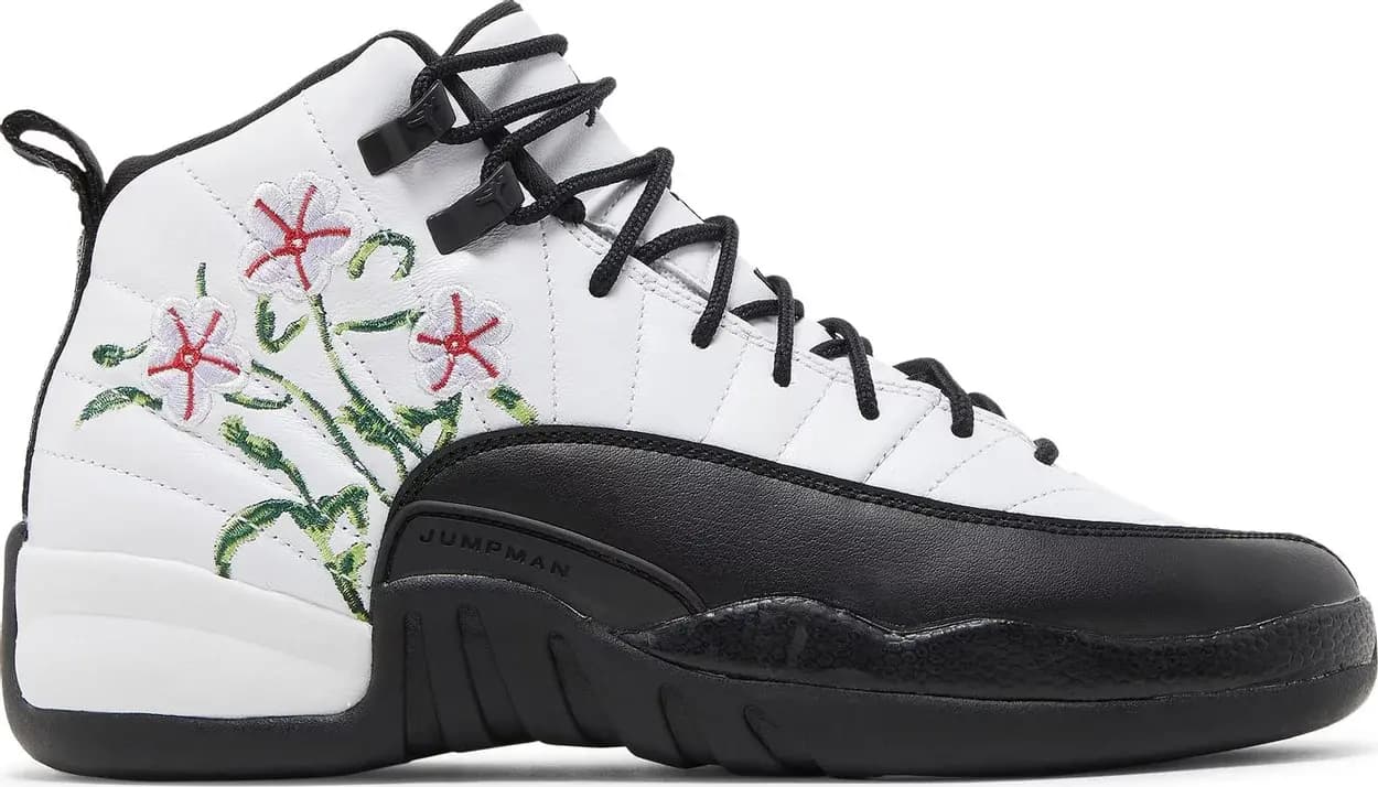 Giày Nike Air Jordan 12 Retro GS 'Floral' DR6956-100 Giày Nike Air Jordan 12 Retro GS 'Floral' DR6956-100
