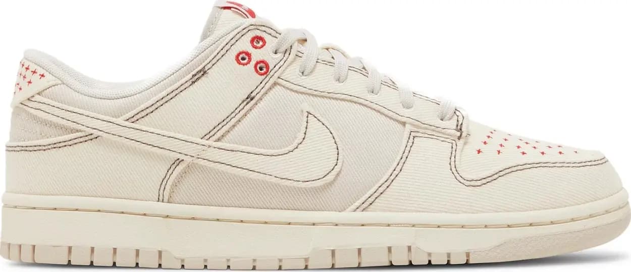 Giày Nike Dunk Low SE 'Sashiko Light Orewood Brown' DV0834-100 Giày Nike Dunk Low SE 'Sashiko Light Orewood Brown' DV0834-100