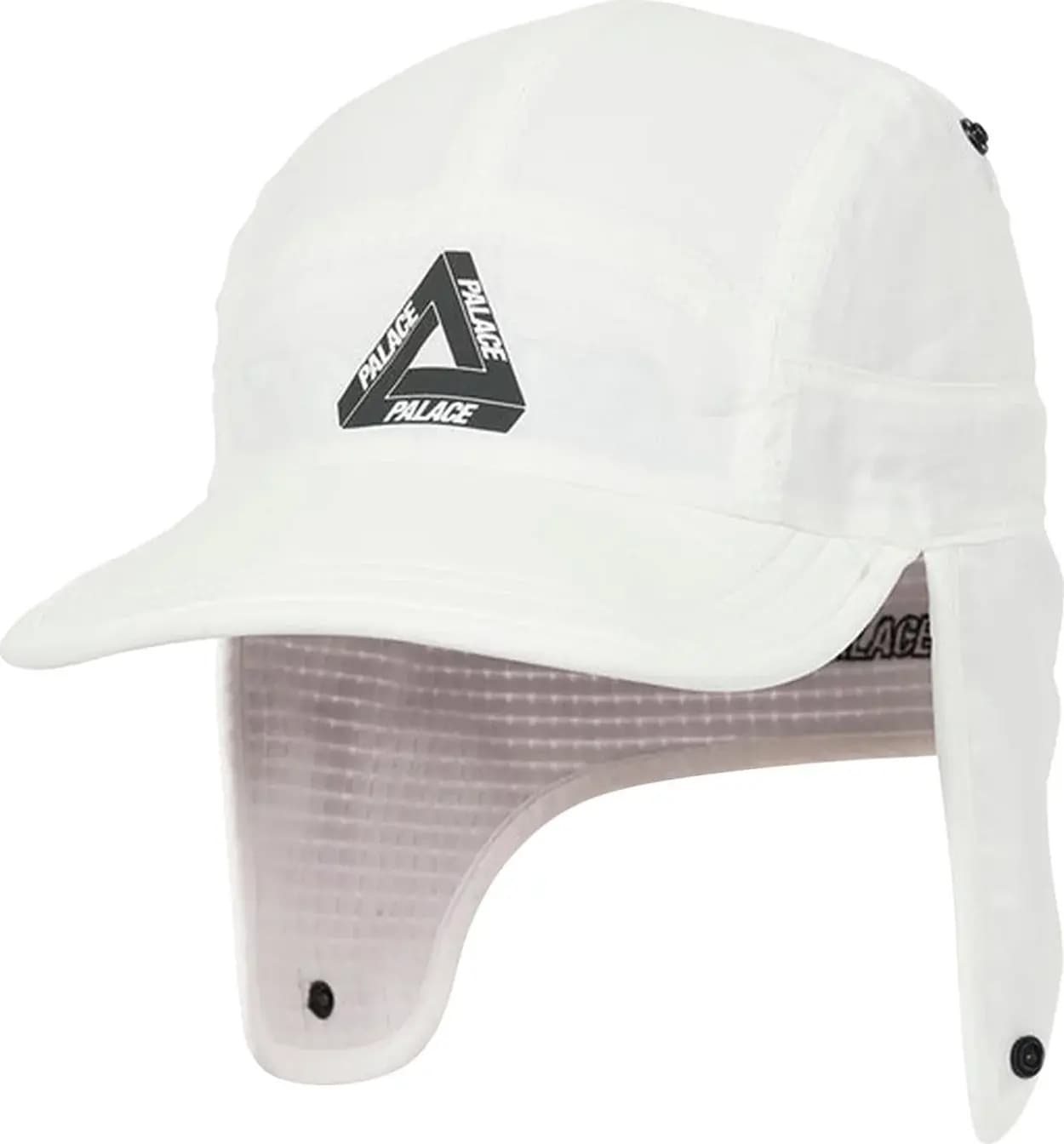 Mũ Palace Grid Fleece Reversible Earflap Hat 'White' Mũ Palace Grid Fleece Reversible Earflap Hat 'White'