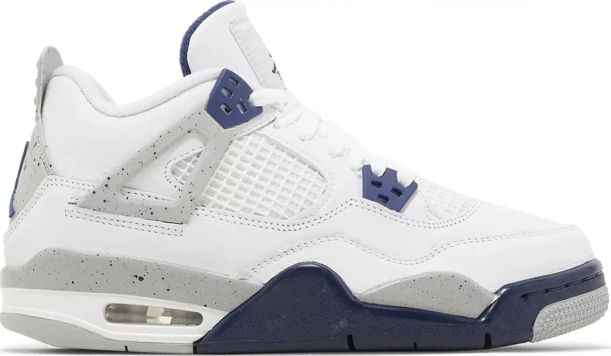 Giày Nike Air Jordan 4 Retro GS 'Midnight Navy' 408452-140 Giày Nike Air Jordan 4 Retro GS 'Midnight Navy' 408452-140