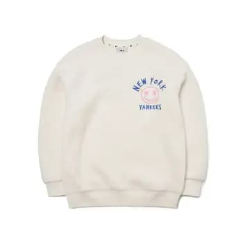Áo MLB Like Smile Fleece Mega NY Yankees White 3AMTF5516-50CRS Áo MLB Like Smile Fleece Mega NY Yankees White 3AMTF5516-50CRS