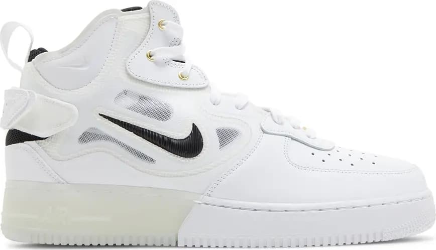 Giày Nike Air Force 1 Mid React '40th Anniversary White Black' DQ7668-100 Giày Nike Air Force 1 Mid React '40th Anniversary White Black' DQ7668-100
