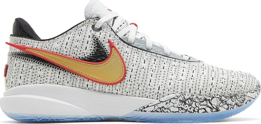 Giày Nike LeBron XX EP 'White Metalic Gold' DJ5422-100 — kich-thuoc: 41 Giày Nike LeBron XX EP 'White Metalic Gold' DJ5422-100 — kich-thuoc: 41