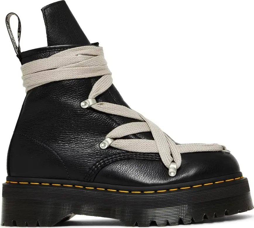Giày Rick Owens x 1460 Quad Sole Pentagram Jumbo Lace Boot 'Black' 27977001 — kich-thuoc: 40 Giày Rick Owens x 1460 Quad Sole Pentagram Jumbo Lace Boot 'Black' 27977001 — kich-thuoc: 40