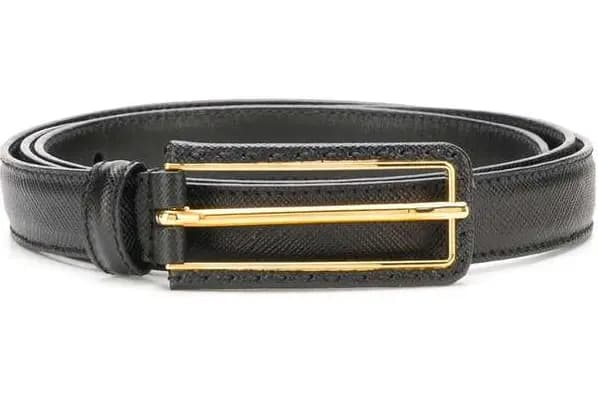 Thắt Lưng Prada Gold Buckle Black Leather Belt 1CC2778NQ00F0K70 Thắt Lưng Prada Gold Buckle Black Leather Belt 1CC2778NQ00F0K70