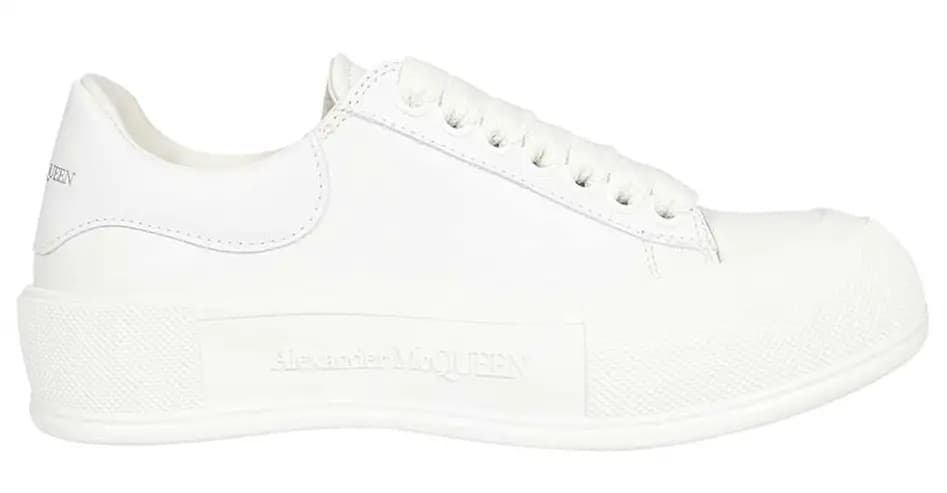 Giày Alexander Mc.Queen Deck Lace Up Sneakers White 667245 WIAB6 9065 Giày Alexander Mc.Queen Deck Lace Up Sneakers White 667245 WIAB6 9065