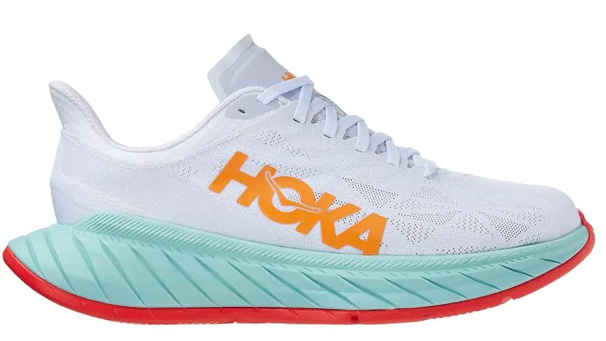 Giày Hoka Carbon X2 White Blue 1113527-WBOR Giày Hoka Carbon X2 White Blue 1113527-WBOR