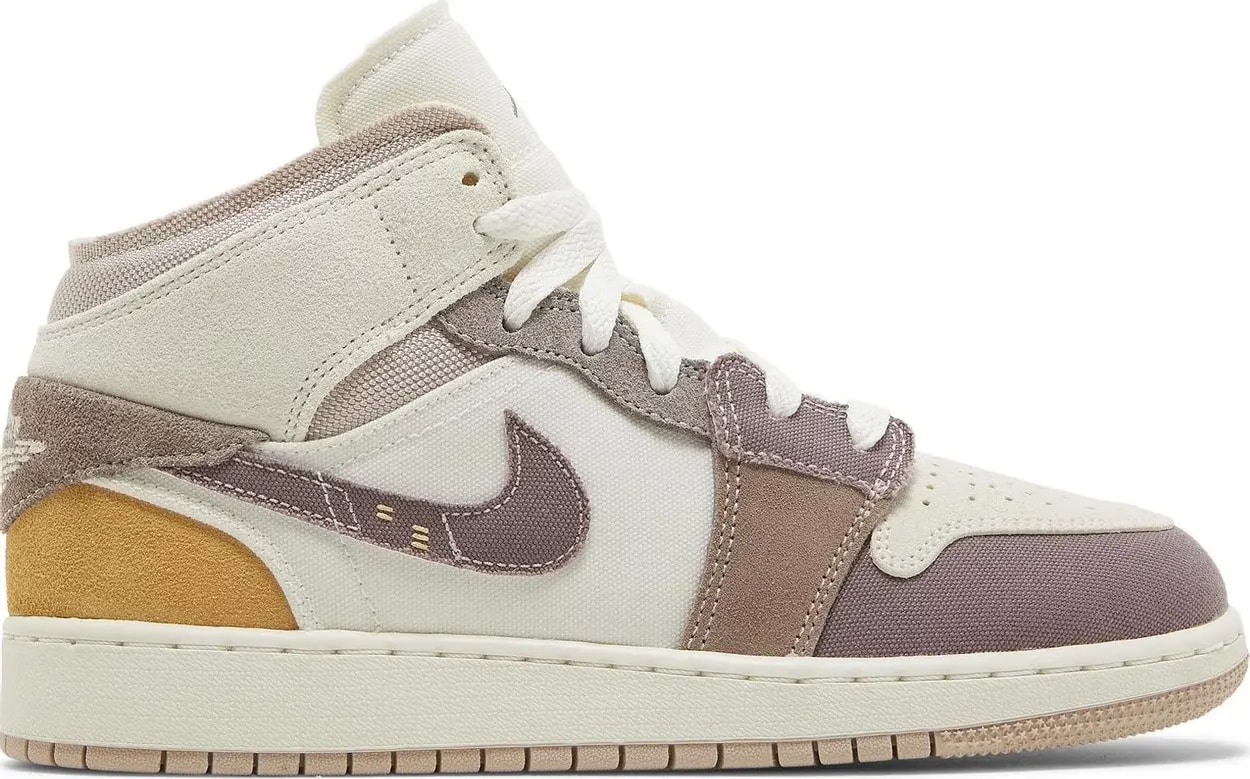 Giày Nike Air Jordan 1 Mid SE Craft GS 'Taupe Haze' DZ4466-102 — kich-thuoc: 36.5 Giày Nike Air Jordan 1 Mid SE Craft GS 'Taupe Haze' DZ4466-102 — kich-thuoc: 36.5