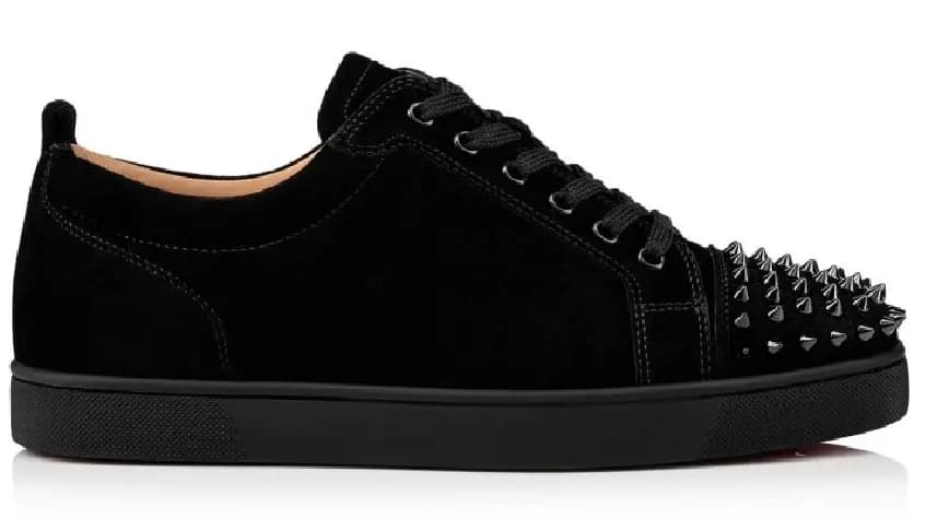 Giày Christian Louboutin Louis Junior Spikes 'Black' 1130575CM53 Giày Christian Louboutin Louis Junior Spikes 'Black' 1130575CM53