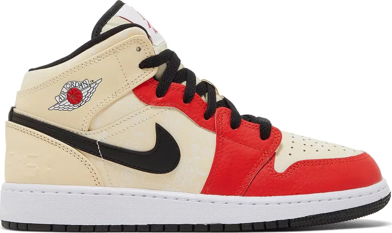 Giày Nike Air Jordan 1 Mid SS GS 'Dunk Contest' DV7012-100 Giày Nike Air Jordan 1 Mid SS GS 'Dunk Contest' DV7012-100