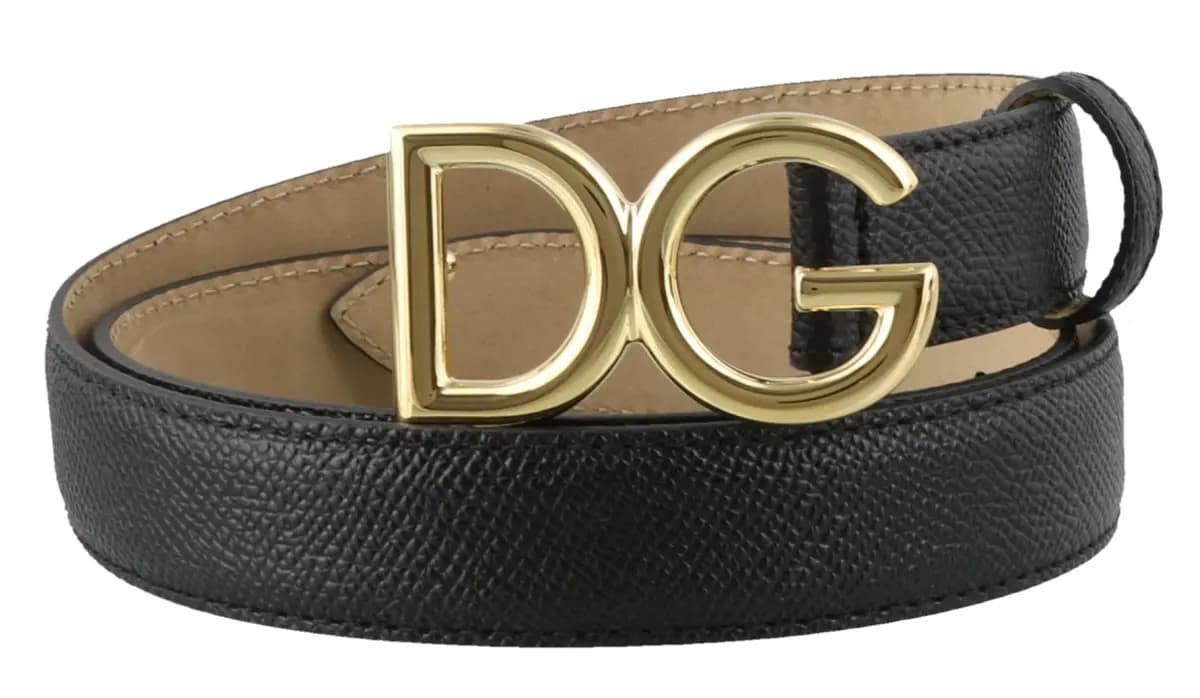 Thắt lưng Dolce & Gabbana Women's Belt Logo BE1325-A1001-80999 Thắt lưng Dolce & Gabbana Women's Belt Logo BE1325-A1001-80999