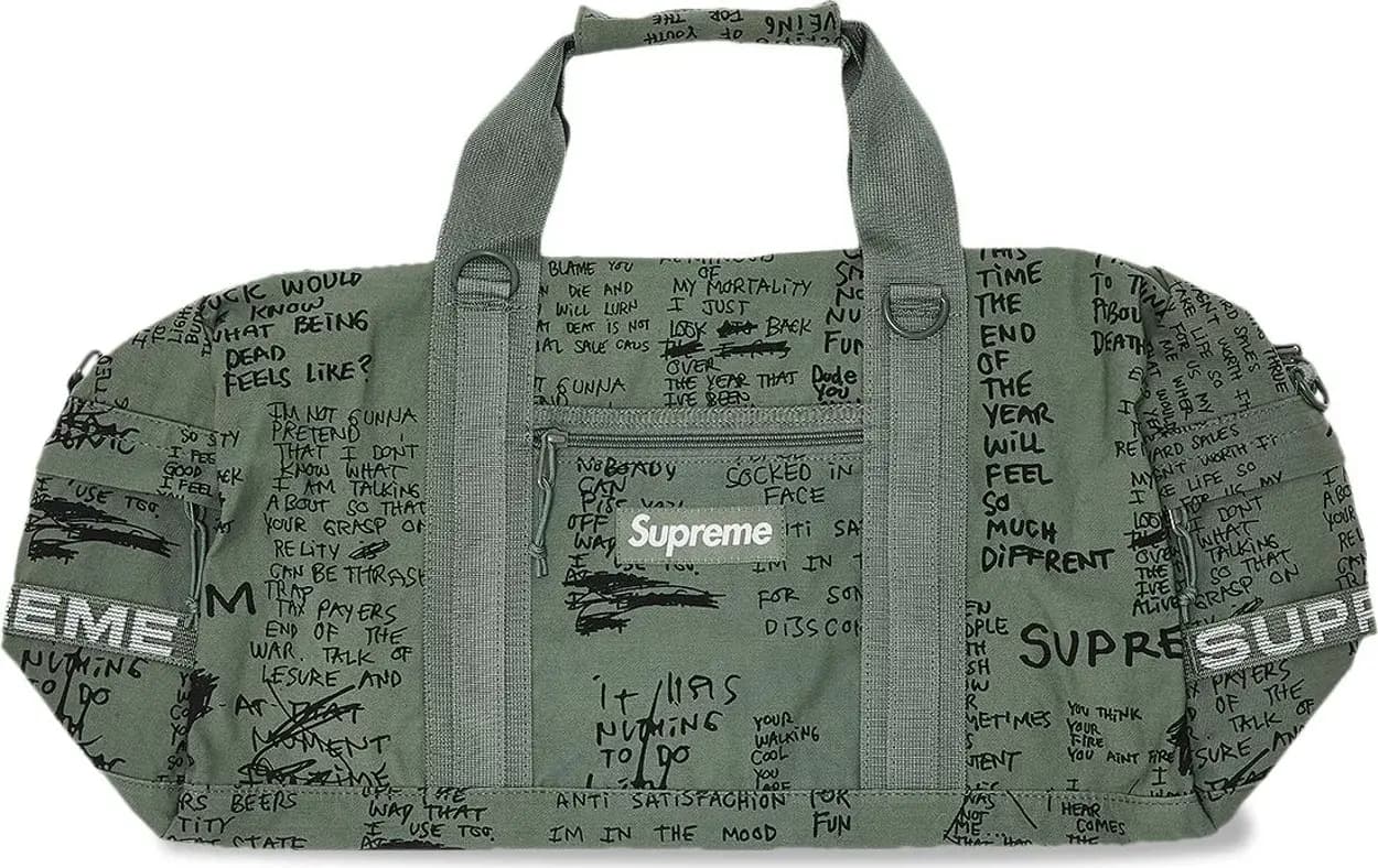 Túi Supreme Field Duffle Bag 'Olive Gonz' Túi Supreme Field Duffle Bag 'Olive Gonz'