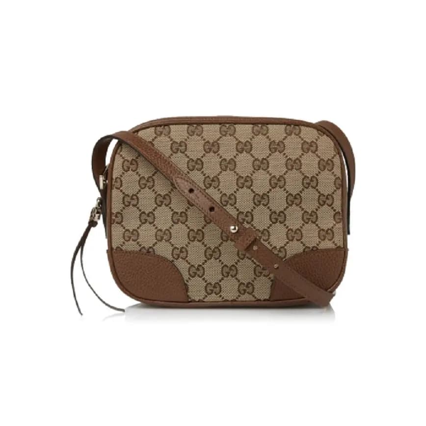 Túi Gucci Crossbody Shoulder Bag GG Canvas Leather Beige Brown Túi Gucci Crossbody Shoulder Bag GG Canvas Leather Beige Brown