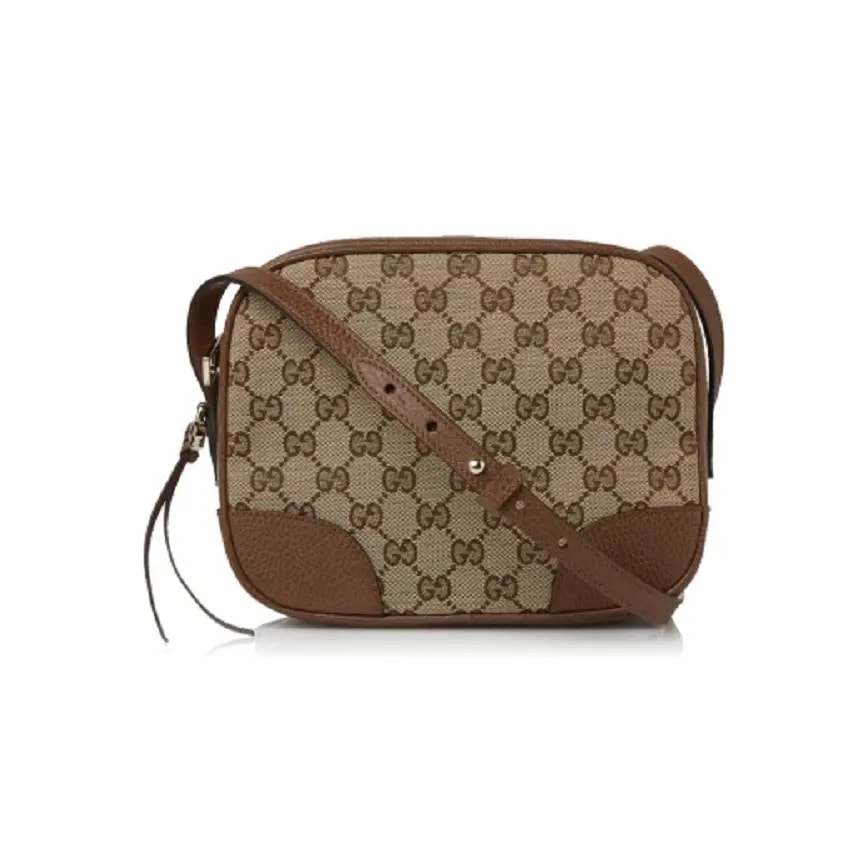 Túi Gucci Crossbody Shoulder Bag GG Canvas Leather Beige Brown Túi Gucci Crossbody Shoulder Bag GG Canvas Leather Beige Brown