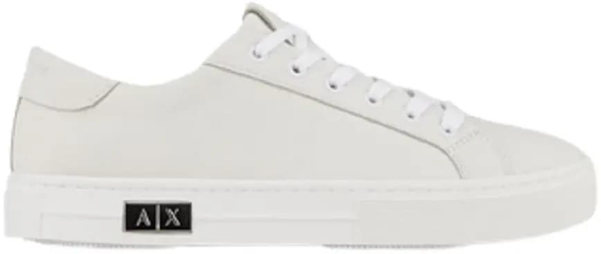Giày Armani Exchange Low Top Leather 'White' 11666201TQ Giày Armani Exchange Low Top Leather 'White' 11666201TQ