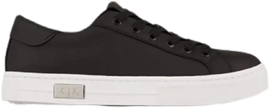 Giày Armani Exchange Low Top Leather 'Black' 11666202MH Giày Armani Exchange Low Top Leather 'Black' 11666202MH