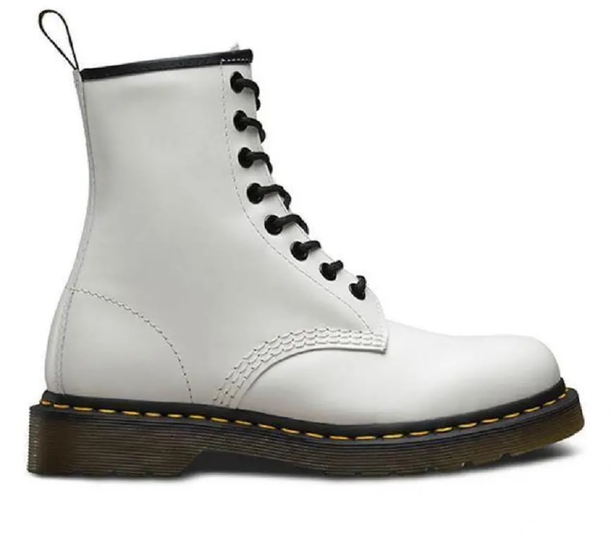 Giày Dr. Martens 1460 White Smooth Leather Boots 11822100 — kich-thuoc: 37 Giày Dr. Martens 1460 White Smooth Leather Boots 11822100 — kich-thuoc: 37