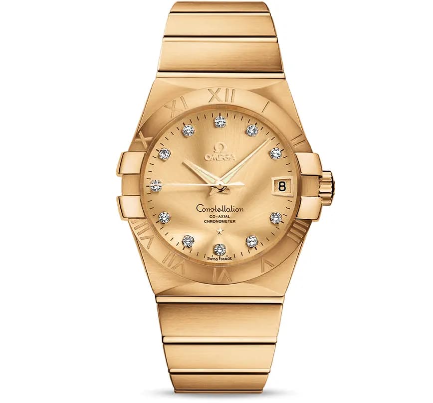Đồng Hồ Omega Constellation 'Diamond Champagne' 123-50-38-21-58-001 Đồng Hồ Omega Constellation 'Diamond Champagne' 123-50-38-21-58-001