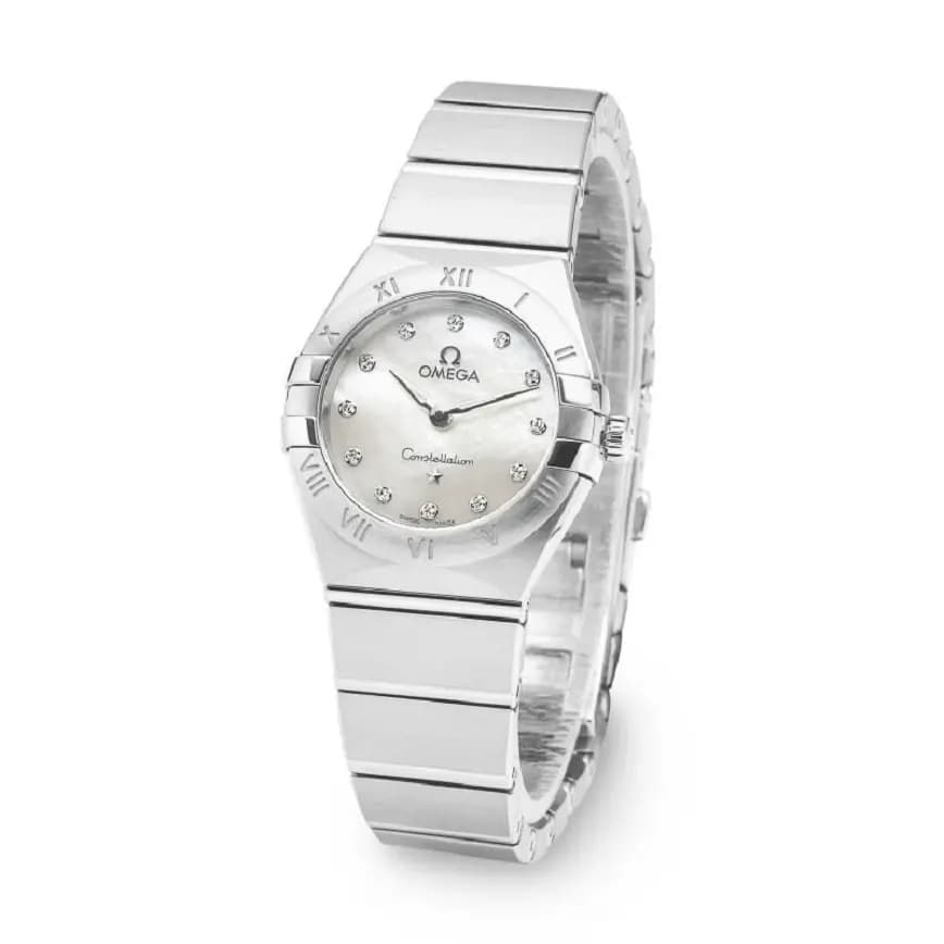 Đồng Hồ Omega Manhattan Quartz 'Pearl Dial' 131-10-25-60-55-001 Đồng Hồ Omega Manhattan Quartz 'Pearl Dial' 131-10-25-60-55-001