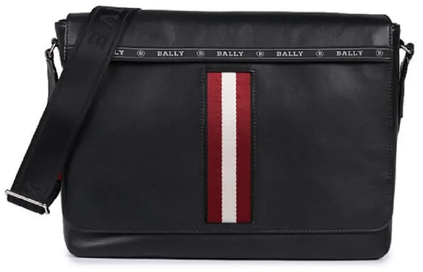 Túi Bally Hawick Leather Messenger 'Black' 6227998 Túi Bally Hawick Leather Messenger 'Black' 6227998