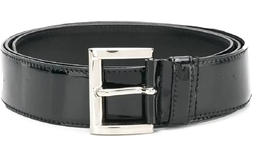Thắt Lưng Prada Vanished Square Buckle Black Calf Leather Belt 1CC2778NQF0807 Thắt Lưng Prada Vanished Square Buckle Black Calf Leather Belt 1CC2778NQF0807