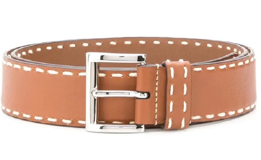 Thắt Lưng Prada Contrast Stitch Buckle Belt 1CC27705300F0606 Thắt Lưng Prada Contrast Stitch Buckle Belt 1CC27705300F0606