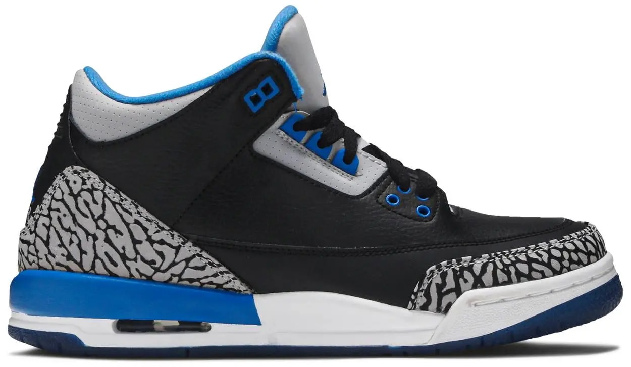 Giày Nike Air Jordan 3 Retro BG 'Sport Blue' 398614-007 — tieu-de: 38-5 Giày Nike Air Jordan 3 Retro BG 'Sport Blue' 398614-007 — tieu-de: 38-5