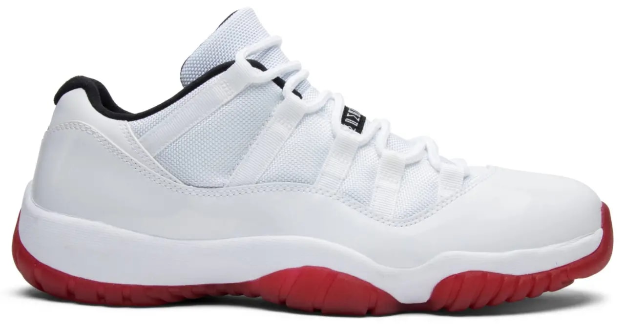 Giày Nike Air Jordan 11 Retro Low 'Cherry Bottom' 528895-101 — kich-thuoc: 44.5 Giày Nike Air Jordan 11 Retro Low 'Cherry Bottom' 528895-101 — kich-thuoc: 44.5