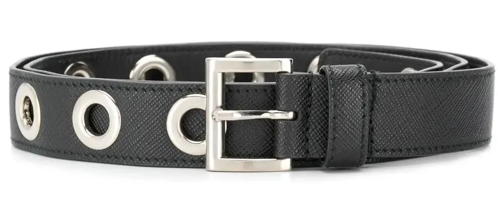 Thắt Lưng Prada Eyelet-Embellished Belt 1CC2918NQF0964 Thắt Lưng Prada Eyelet-Embellished Belt 1CC2918NQF0964