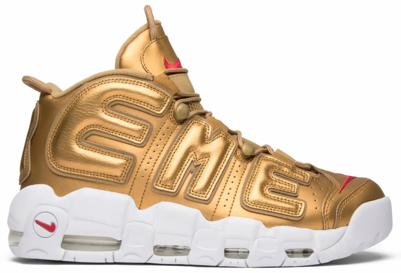Giày Nike Supreme x Air More Uptempo 'Metallic Gold' 902290-700 — kich-thuoc: lien-he-order Giày Nike Supreme x Air More Uptempo 'Metallic Gold' 902290-700 — kich-thuoc: lien-he-order