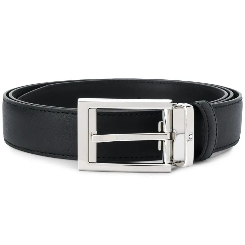 Thắt lưng Montblanc Rectangular Shiny Brushed 123895 Thắt lưng Montblanc Rectangular Shiny Brushed 123895