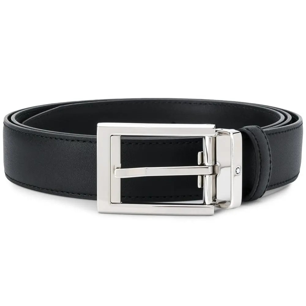Thắt lưng Montblanc Rectangular Shiny Brushed 123895 Thắt lưng Montblanc Rectangular Shiny Brushed 123895
