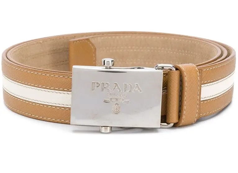 Thắt Lưng Prada Striped Buckle Belt 1CN048BV1053F098L Thắt Lưng Prada Striped Buckle Belt 1CN048BV1053F098L