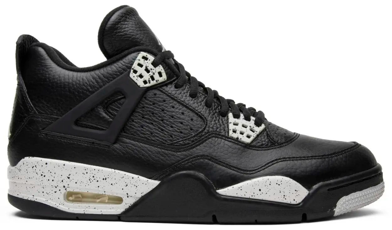 Giày Nike Air Jordan 4 Retro LS 'Oreo' 2015 314254-003 — tieu-de: 42-5 Giày Nike Air Jordan 4 Retro LS 'Oreo' 2015 314254-003 — tieu-de: 42-5